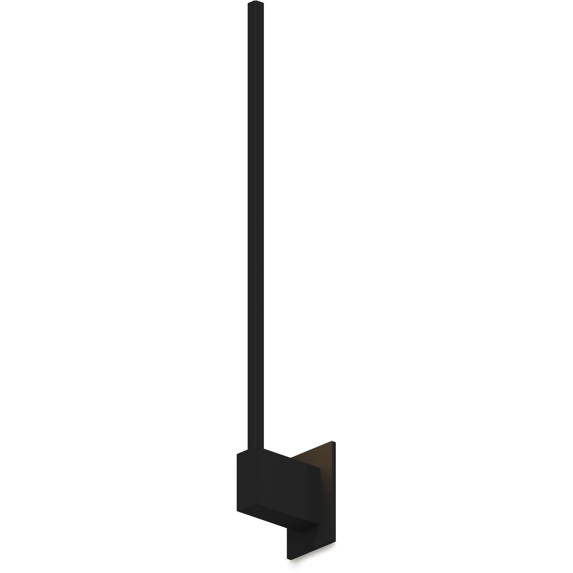 Z-Bar LED 24 inch Matte black Wall Sconce Wall Light, End Mount
